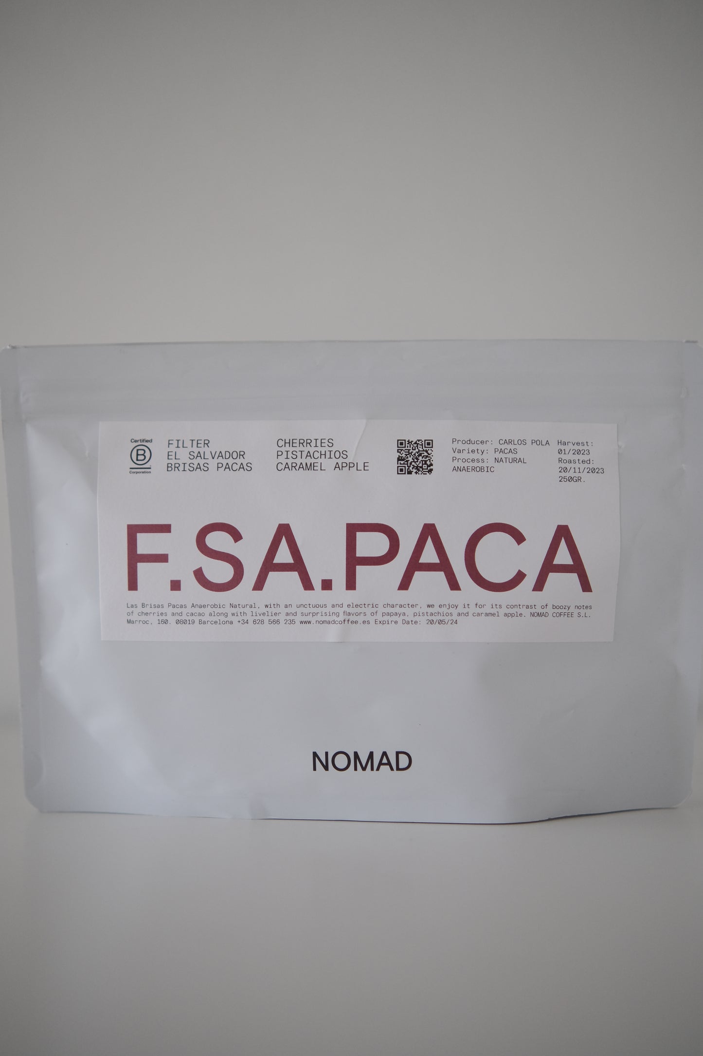 Natural Anaerobic Pacas - Nomad