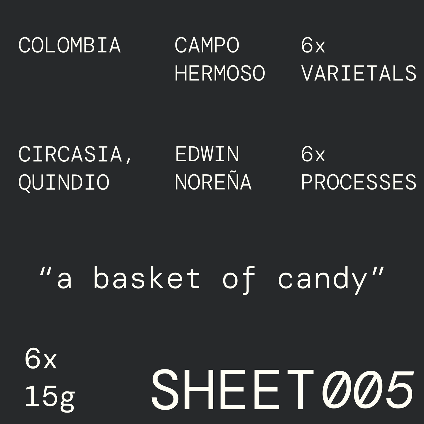 SHEET005: a basket of candy